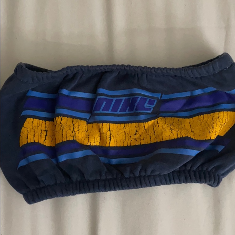 NIKE reconstructed tube top